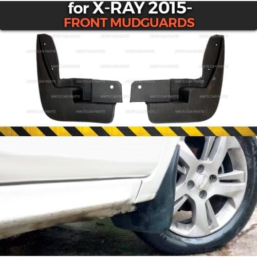 Mudguards for Lada X-Ray 2015- on front wheels trim accessories mud flaps broad splash guards mud car