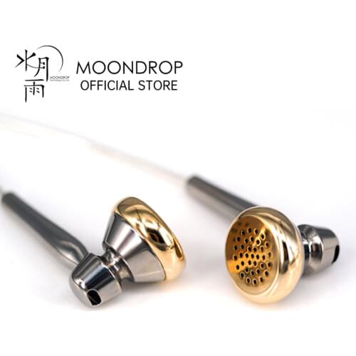 Moondrop CHACONNE Dynamic Earphones Titanium Shell & LCP Diaphragm 3.5mm/2.5mm/4.4mm Line Type HIFI Earbuds