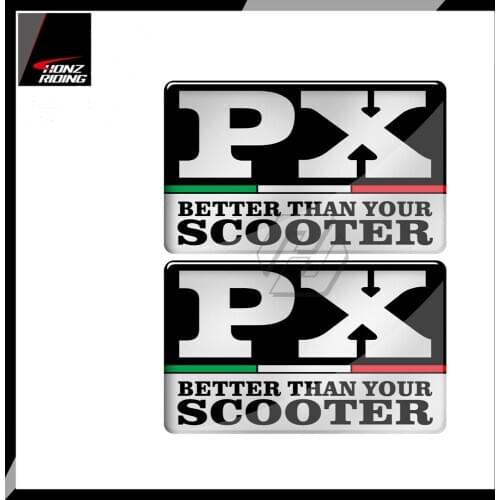 For Piaggio Vespa Scooter PX125 PX150 PX200 PX 125 150 200 3D Motorcycle Sticker