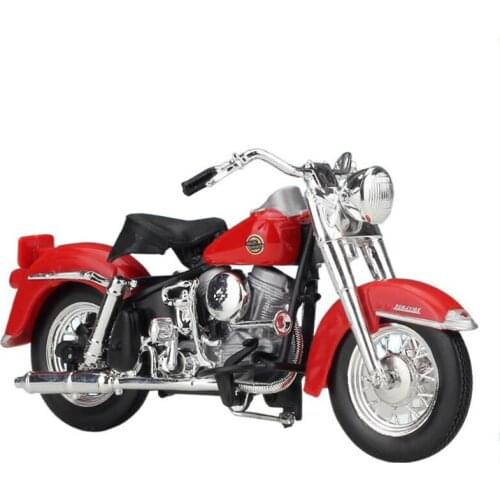 Harley 2008 FXSTB Night Traink Motorbike Simulation Alloy Model Motorcycle Model Collection Ornaments Decoration Toys for Boys