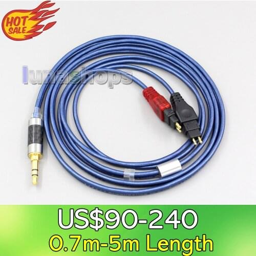 LN004891 headphone PURE Silver Cable + PEP Insulated For Sennheiser HD580 HD600 HD650 HDxxx HD660S HD58x HD6xx Headphone