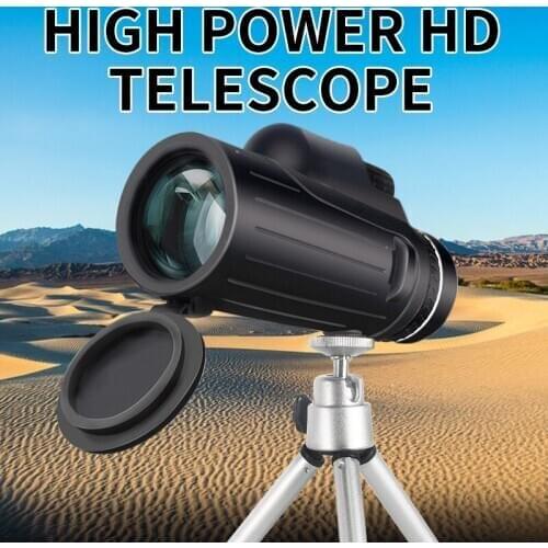 Professional Monocular Powerful Telescope for Smartphone 40X60 Eyepiece Handheld Objective Lens Hunting Concert Scenery