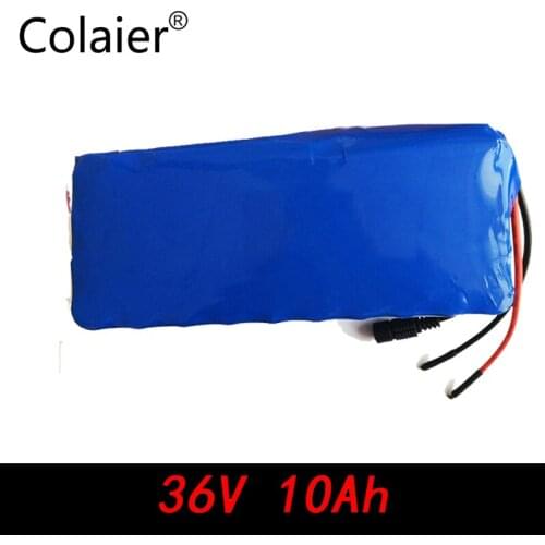 Colaier 36V 10AH bike electric car battery scooter high-capacity lithium battery