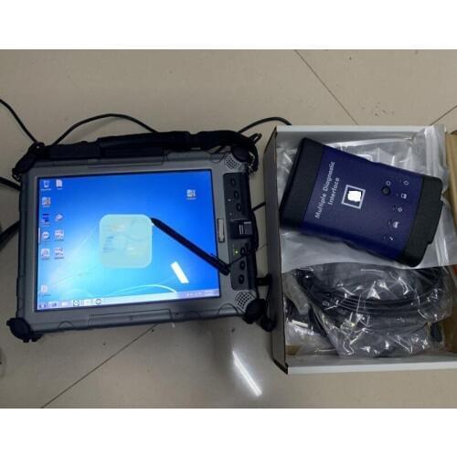 Laptop IX104 480G mini SSD GDS Tech2Win Software Installed +G M MDI OBD2 Scanner Professional Car Diagnostic Repair Tool
