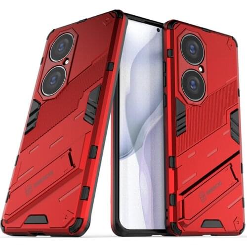 P50Pro Luxury Case For Huawei P50 Pro 2021 Punk Cool Back Cover Huawei P50 P 50 Pro Stand Bumper Case for Huawei P 50 Pro Fundas
