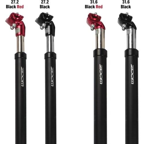 Suspension Bike Seatpost Shock Absorber Seat Pole MTB Bike Seat Tube 31.6x350mm / 27.2x350mm Bike Seat Post