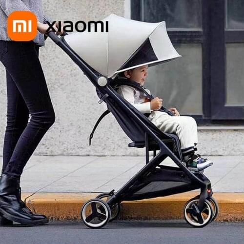 Xiaomi Mitu Folding Baby Stroller 3 in 1 Baby Stroller 4 Wheels shock absorption trolley High Landscape UPF50 Anti-UV