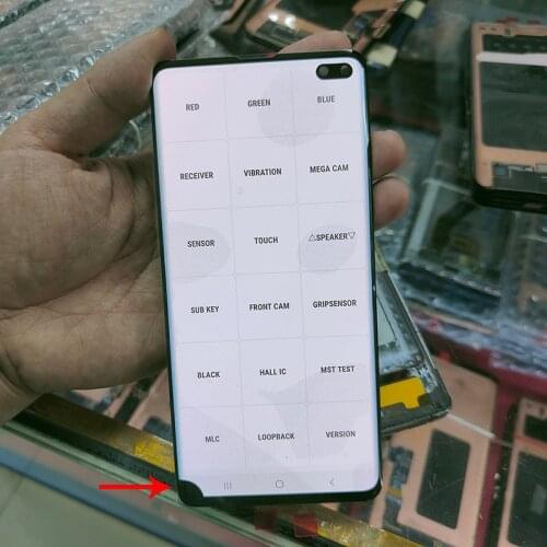 Test Original lcd For Samsung Galaxy S10 Plus LCD Screen G975 G975F Assembly For Samsung Display S10 Plus With Dot