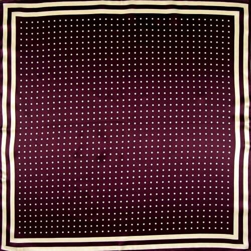 High-quality Pure Silk Scarf Women Bandana Female Polka Dots Hair Scarf Womens Natural Silk Top Square Head Scarf for Women Men