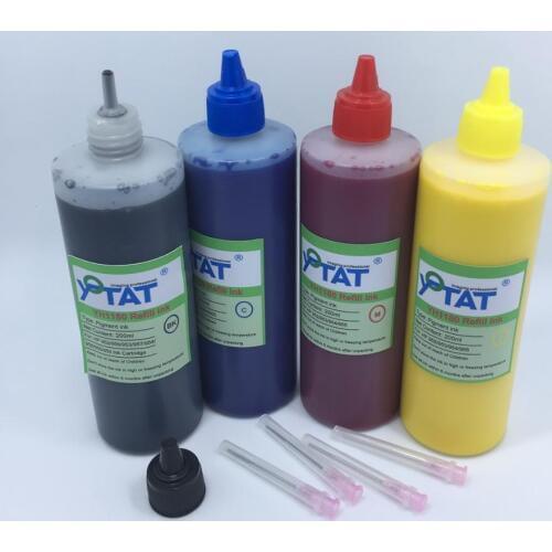YOTAT 4*200ml bottled Pigment ink for HP952 HP956 HP953 HP957 HP954 HP958 HP955 HP959 ink cartridge or CISS