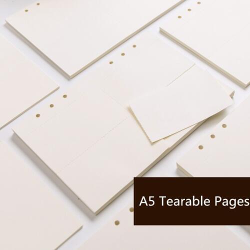 Shredded Filler Paper Pocket Notebooks Stationery Suppliers For School And Office A5 Tearable Inner Pages 2019 New 3Pcs/Lot
