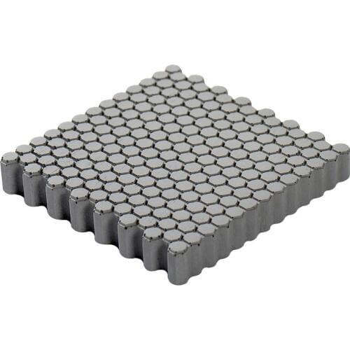 Cement Coaster Silicone Concrete Mold Square with Particle Shape Office Desktop Decor Tool