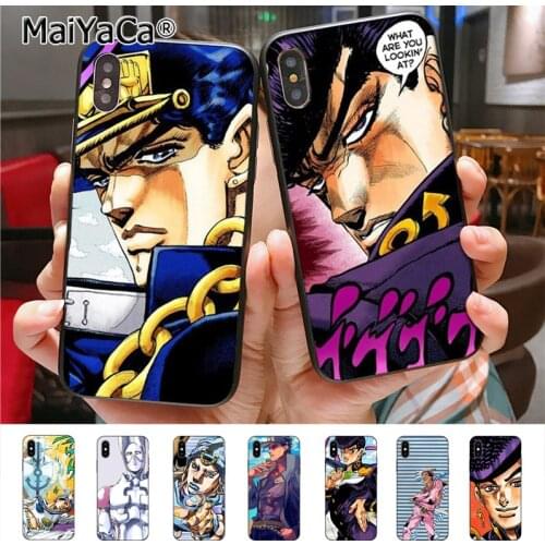 JoJos Bizarre Adventure Cute Phone Case for iphone 11 12 Pro X XS XR XS MAX 8 7 6 6S Plus 5 SE cass 12mini