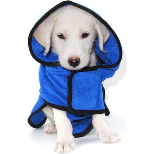 Solid Color Microfiber Pet Bath Towels Absorbent Non-slip Soft Blanket for Small Medium Large Dogs Cats Pet Supplies