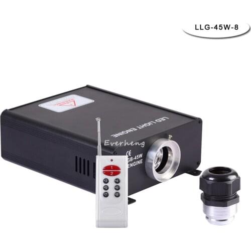 Factory Low cost Bright led 45W fiber optic light source machine device for starry sky lights with remote control