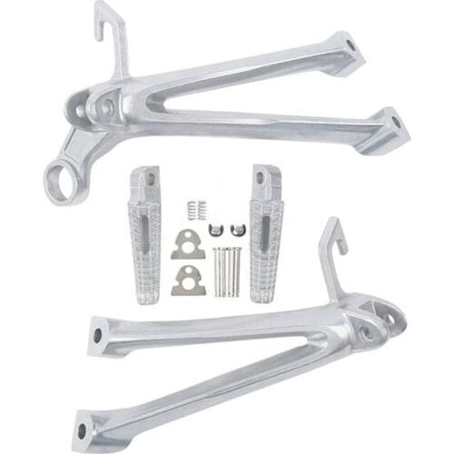 Rear Passenger Foot Pegs Footrest Set For Suzuki GSXR 600/750 2008 2009 2010 New