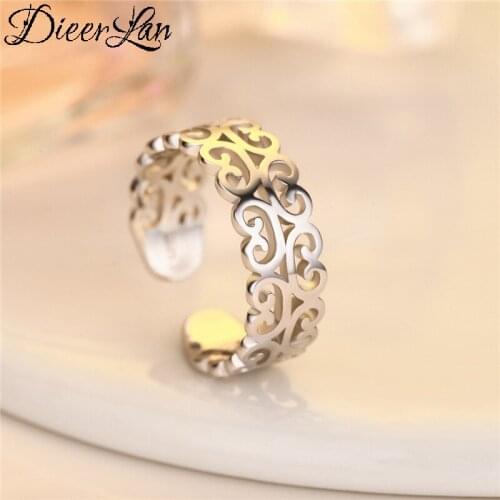 Hot Sale Silver Color Round Ring Female Big Large Retro Vintage Gothic Women Jewelry Rings