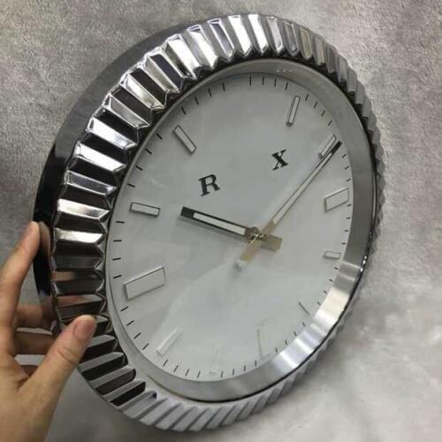 Rose Gold Living Room Wall Clock Luminous Large Mute Creative Night Light Wall Clock Kitchen Modern Reloj Home Decor ZB5WC