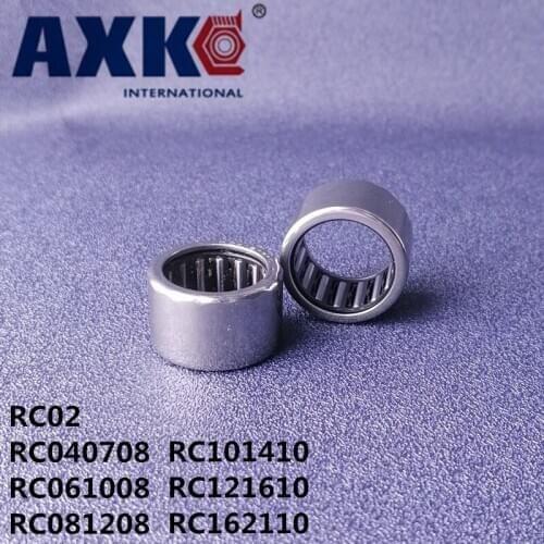 Back stop One Way Drawn Cup Needle Roller Clutch Bearings RC02 RC040708 RC061008 RC081208 RC101410 RC121610 RC162110 5Pcs