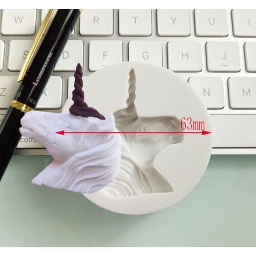 New Unicorn Silicone Mold Fondant Mould Cake Decorating Tools Chocolate, Gumpaste Mold, Sugarcraft ,Kitchen Gadgets