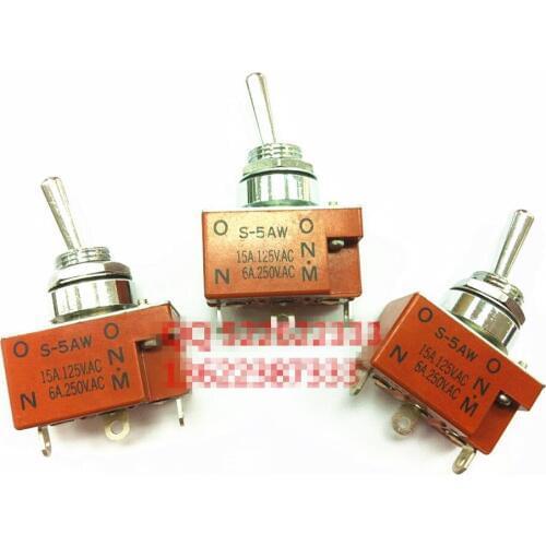 Original new 100% S-5AW single toggle switch reset switch