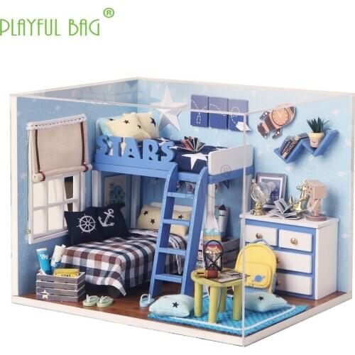 PB Playful Humanoid dolls and accessories Zhiqu house diy hut dream chasing angel starry sky adventure model gift toy child ZD07