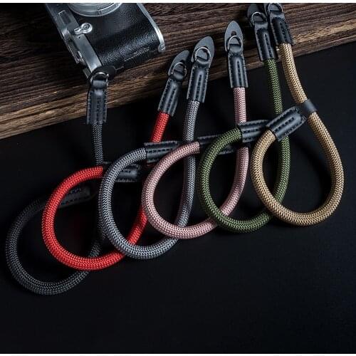 Camera Wrist Strap Camera Accessories Handmade Nylon Digital Camera Wrist Hand Strap Grip Braided Adjustable