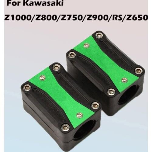 For Kawasaki Bumper Rubber Modification Z1000/Z800/Z750/Z900/RS/Z650 Bumper Anti-Fall Rubber Block triumph scrambler 900
