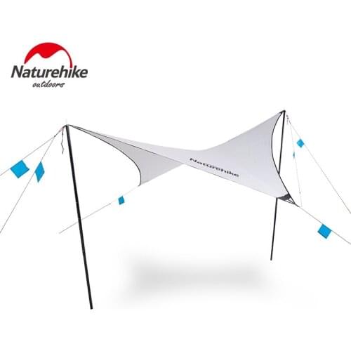 Naturehike shelter Diamond Silver-Coated Sky Curtain awning Ultra Light Portable Camping Rainproof Sunscreen Outdoor Sunshade