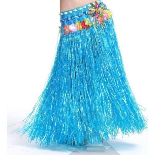 1Pcs 40cm-80CM single layer women Hawaiian Hula Skirt Suit lady dance grass dress adult Hawaii Beach Festive Party Supplies