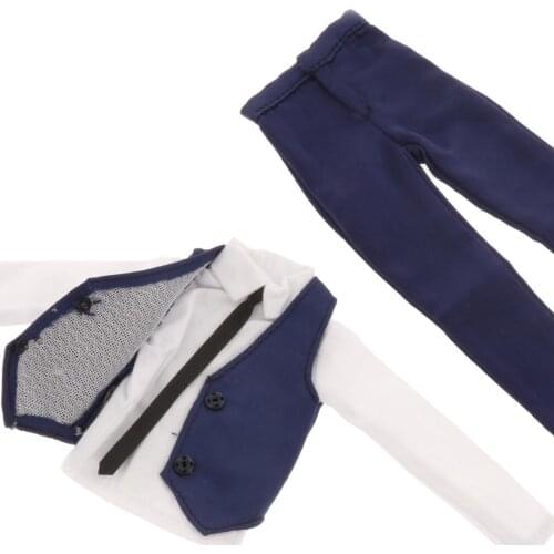 1Set Male Doll Clothes Business Suit for 31cm Doll Accessories for Doll Boy