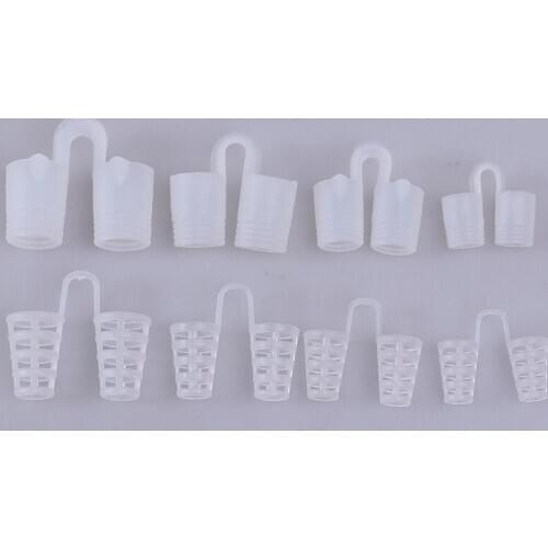 1PC/4Pcs/8Pcs Anti Snore Apnea Nose Clip Anti-Snoring Breathe Aid Stop Snore Device Sleeping Aid Equipment Stop Snoring