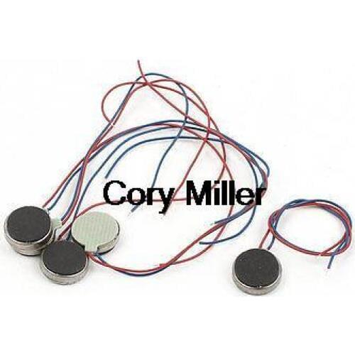 3V/0.1A 1.5V/0.05A Cell Phone Coin Flat Vibration Brushless Motor 10x3mm