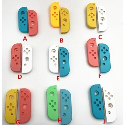 5set NEW Pichashu Limited Joycon Case Shell With Frame Replacement For NS Switch Controller Case Animals Crossing Color