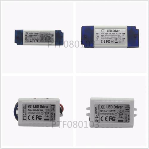 AC 85-265V 1-2x3w 2-4x3w 6-10x3w 10-18x3w 18-30x3w 600mA 650mA LED Driver Convertor Transformer For Ceiling Light Power Supply