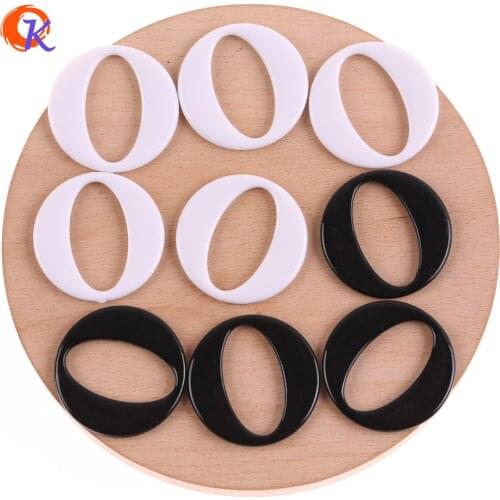 Cordial Design 40*40MM 170Pcs/Lot Acrylic Bead/Solid Beads Making/DIY/Hand Made/Coin Shape/Earring Findings/Jewelry Accessories