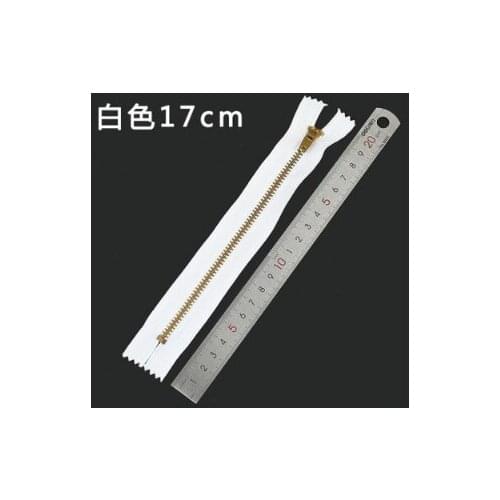 A17 Sewing supplies Real copper zipper Navy black jeans / casual pants metal copper zipper pants placket metal iron zipper