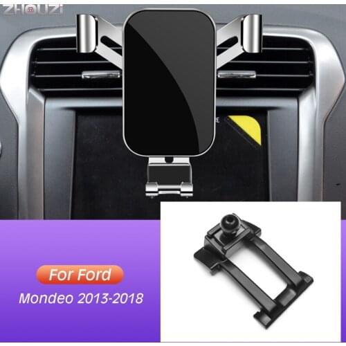 Car Mobile Phone Holder Clip For Ford Mendo 2013 2014 2015 2016 2017 2018 Air Vent Mounts GPS Stand Gravity Navigation Bracket
