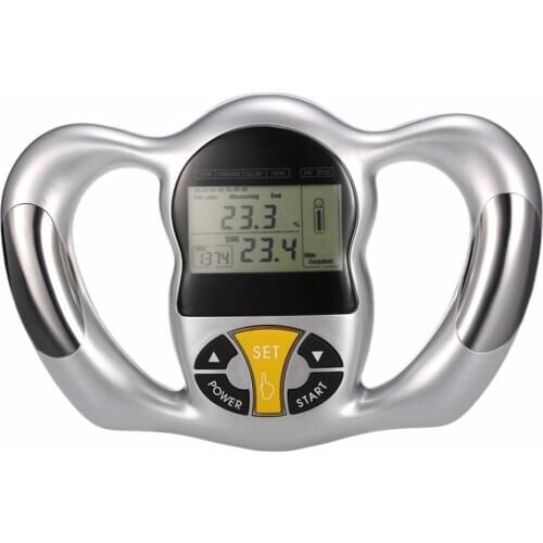 Wireless Portable Digital LCD Screen Handheld BMI Tester Body Fat Monitors Health Care Analyzer Fat Meter Detection
