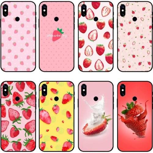 Fruit strawberry Phone Case For Xiaomi Mi Redmi Note 7 8 9 pro 8T 9T 9S 9A 10 Lite pro