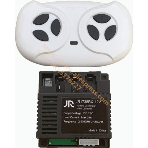 JR1738RX-12V Kids Powered Ride on car 2.4G Bluetooth Remote Control Receiver Controller Children Kids Ride On Toys Parts