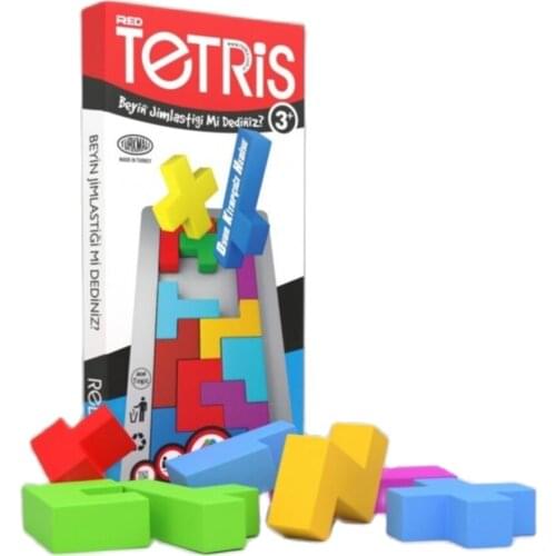 Tetris Game intelligence games 12 Level Wooden toy visual intelligence Decoration Decor Board Skateboard Simulator Math Toy