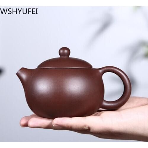 Yixing tea pot purple clay xi shi teapot Ball hole filtration ore beauty chinese kettle suit black tea Travel tea set