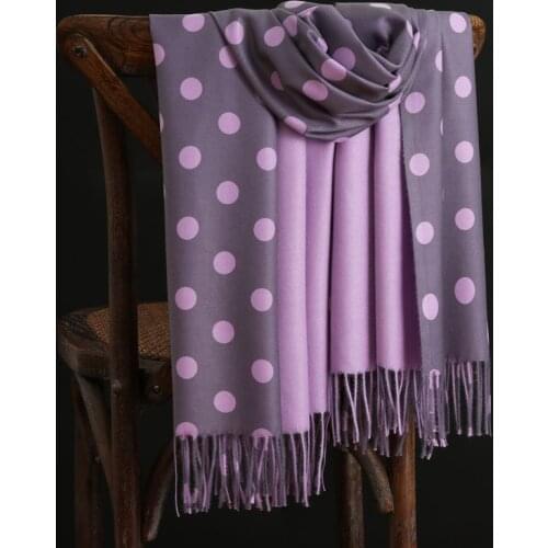 Fashion Women Scarf Winter Hijabs double-sided two-color cashmere scarf women Lady Shawls Cashmere Pashmina Hijabs Scarves Wraps