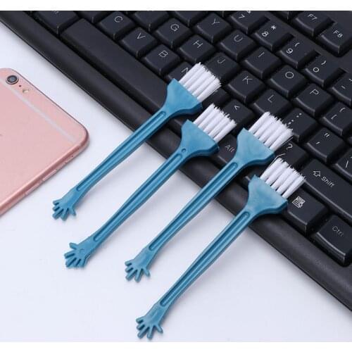 Mini Desktop Broom Cleaning Brush Sweep Tool Desk Computer Keyboard Car Air Vent Office Home J0PB