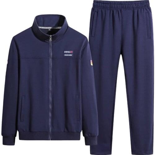 2021 New Mens Sport Suits Tracksuit Sweatshirt Set Casual Loose Men Gym Training Sportswear Running Fashion 6XL 7XL 8XL