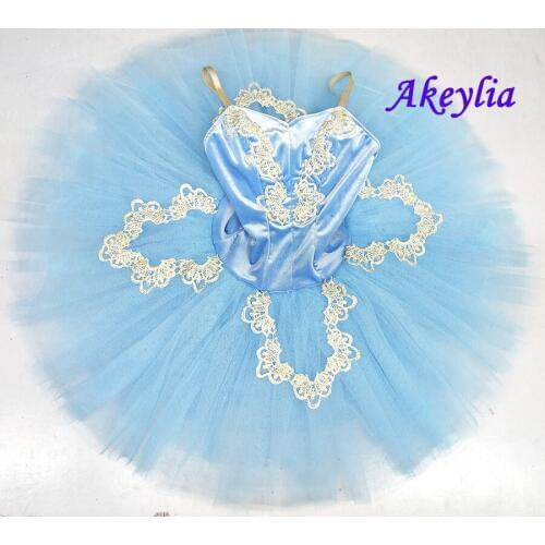 Per-Professional Ballet Tutus Sky Blue Le Corsaire Performance Tutu Costume Raymonda Platter Pancake Ballet Tutu Skirt 19058