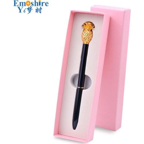 Ballpoint Pen with Pink Pencil Box Metal Ballpoint Pen High Quality Ballpoint Pen for Business School Office Gifts Supplies 644