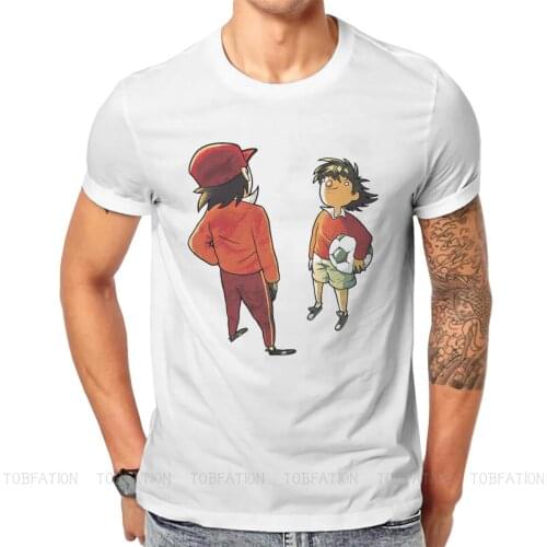 Cute Newest TShirts Captain Tsubasa Football Anime Men Graphic Fabric Tops T Shirt O Neck Oversized