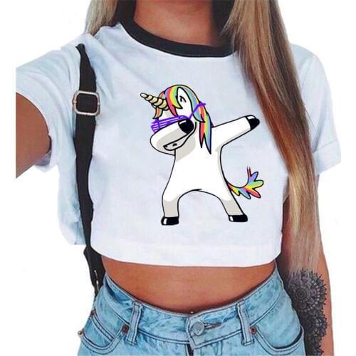 Soatrld Women's Cropped T-shirts